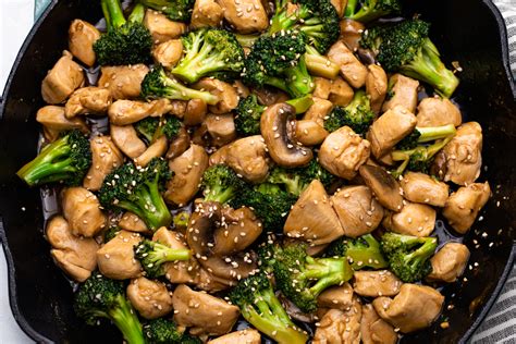 Chicken Broccoli Mushroom Stir Fry Rice Recipe