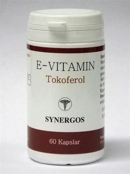 E Vitamin Plus 60 Kap Maxrelax I Stockholm