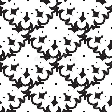 black and white vintage vector seamless pattern wallpaper elegant classic texture luxury