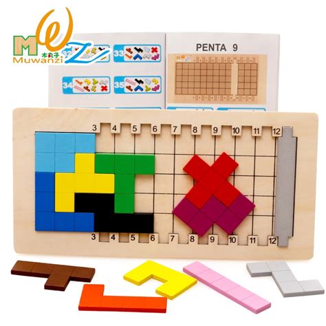 Candice Guo Educational Wooden Toy Colorful Cube Mystery Logical