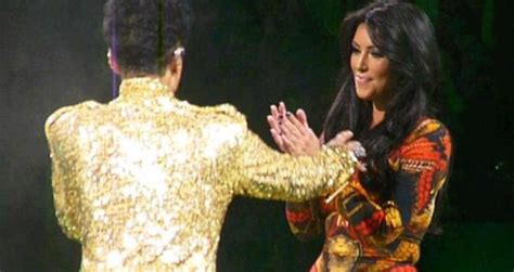 prince kicks kim kardashian off the stage videos metatube