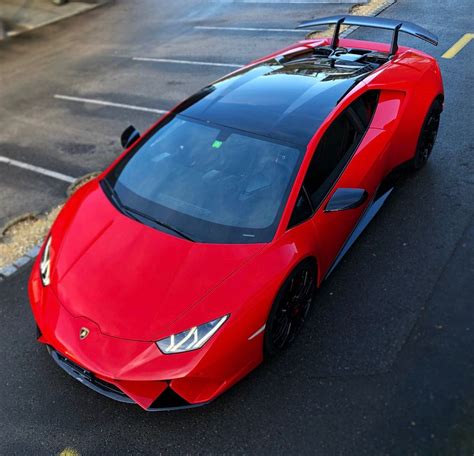 Lamborghini Huracan Performante Painted In Rosso Mars W Tricolore