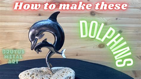 How To Make These Metal Art Dolphins Youtube