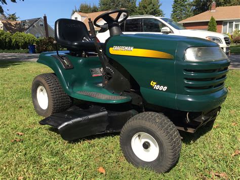 Craftsman Lt1000 18hp Briggs Opposed Twin 42” Lawn Tractor For Sale In