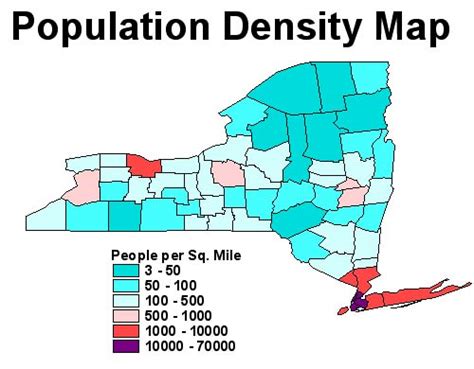 Population Map Of New York State Alyssa Marianna