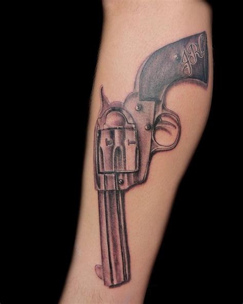 While the m&p (military and police) designation on pistols had been a regular thing in the s&w lineup for a century, this new use of the m. Revolver Tattoos Designs, Ideas and Meaning | Tattoos For You