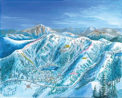 Ski Trail Map Artist Kevin Mastin