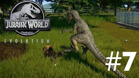 The Raptors Escape Everything Is Set Loose Jurassic World Evolution Ep7 Youtube