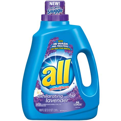 All Liquid Laundry Detergent Exhilarating Lavender 100 Ounce 66