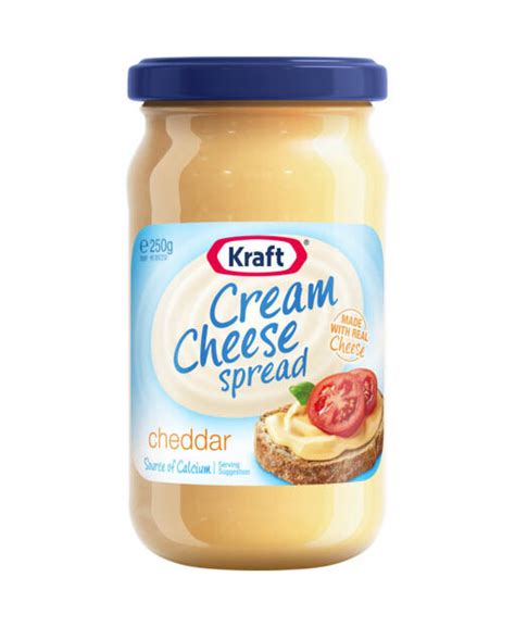 Kraft Cream Cheese Spread Cheddar 500g