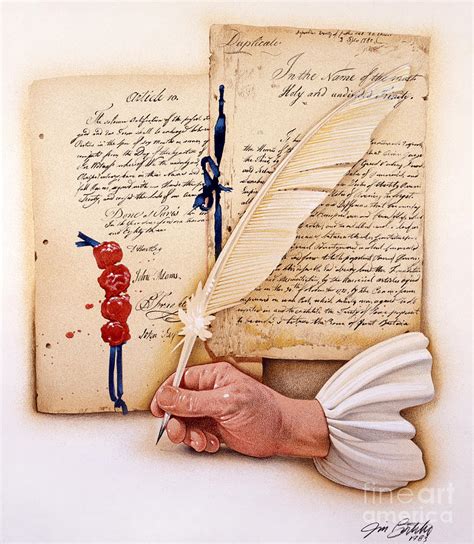 The Treaty Of Paris Painting By Jim Butcher Fine Art America