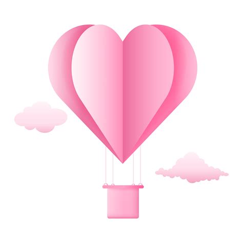 Hot Air Balloon Love Vector Art Icons And Graphics For Free Download