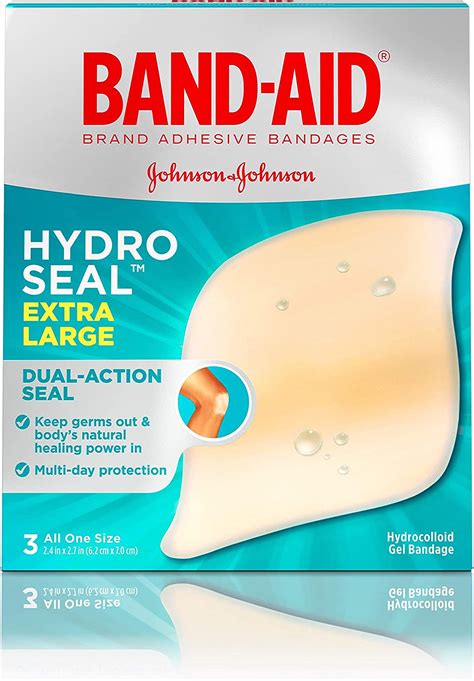 Band Aid Brand Hydro Seal Adhesive Hydrocolloid Gel