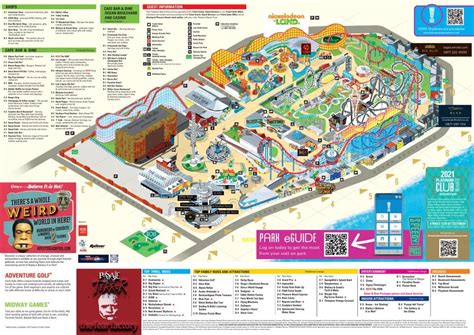 Blackpool Theme Park Map