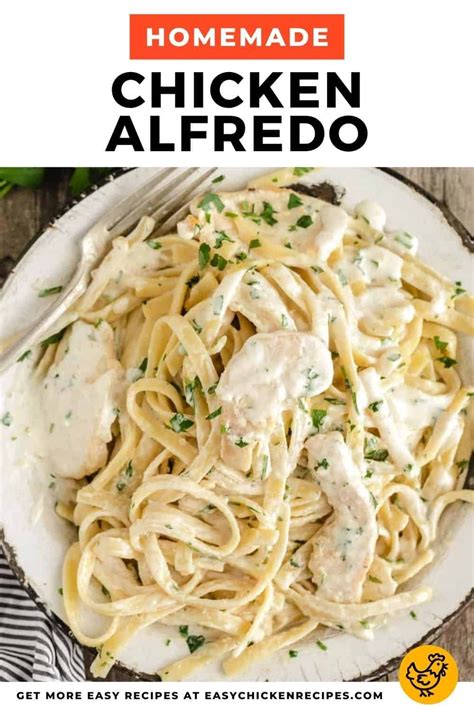 Chicken Alfredo Recipe Homemade Recipe Chicken Alfredo Recipes