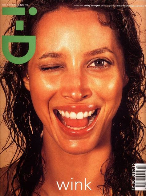 Fashionphotographyscans “ Magazine I D Year 1999 Model Christy