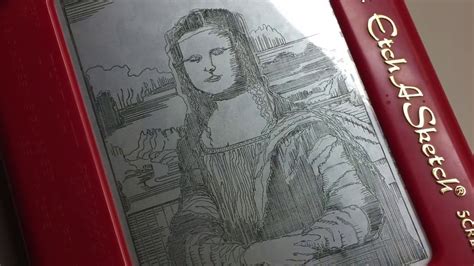 Mona Lisa Etch A Sketch At Explore Collection Of