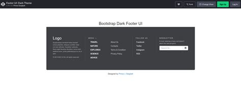 10 Inventive Bootstrap Footer Examples To Help You Design A Stunning