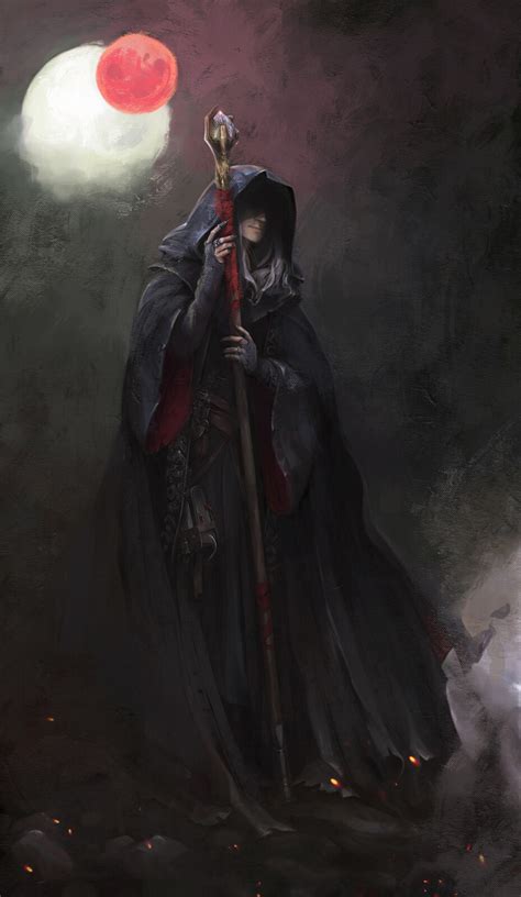 Artstation Dark Magician Sharya Ardat Fantasy Wizard Character