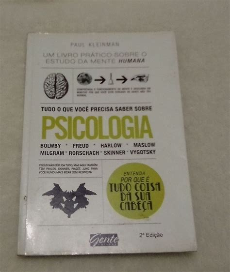 Tudo O Que Você Precisa Saber sobre Psicologia Livro Usado enjoei