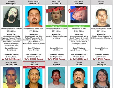 Texas Dps Presents Texass 10 Most Wanted