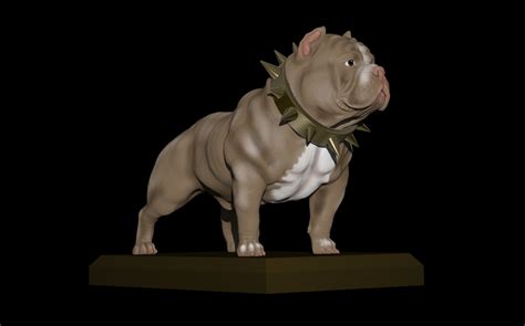 stl file american bully 🐕・3d print model to download・cults
