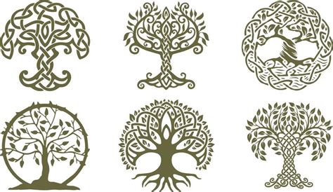 Celtic Trees Dxf File Free Download