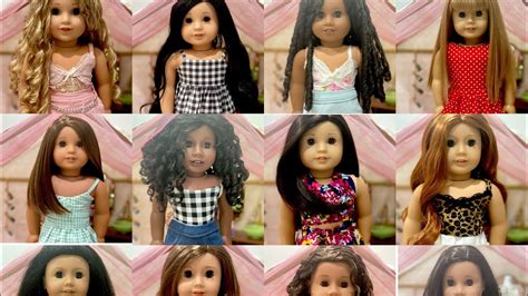 I Ranked All Of My Truly Me Dolls American Girl Youtube