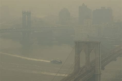 Air Quality Alert Nyc Set To Experience More Smoke From Canadian