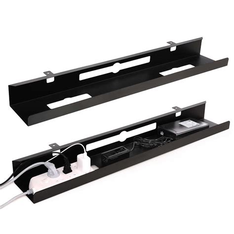 Buy Ezo 473inch Heavy Duty Steel Cable Management Tray Under Desk