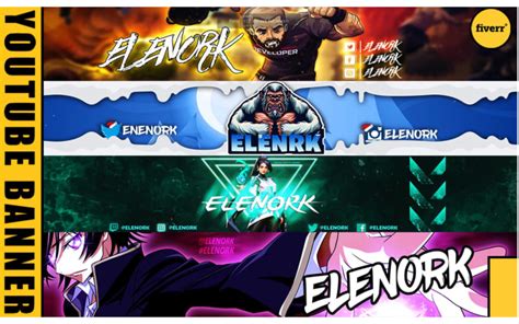 Design Gaming Or Anime Banners For Youtube Twitter Twitch By Elenork