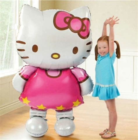 Hello Kitty Balloon Large Inflatable Hello Kitty Birthday Etsy