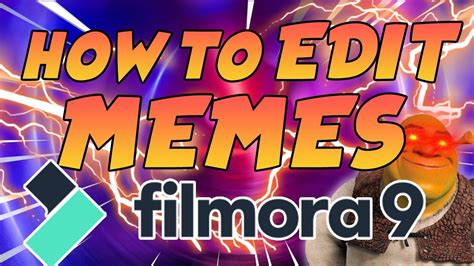 How To Edit Memes Like Ceeday In Filmora9 Editing Tutorial Youtube