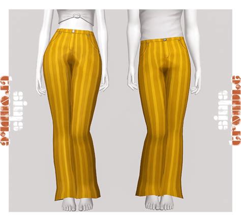 𝙨𝙞𝙢𝙨𝙩𝙧𝙤𝙪𝙗𝙡𝙚 70s Pants For Male And Female By Simstrouble Base