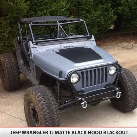 Matte Black Jeep Decals