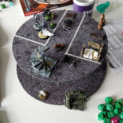 Dungeons And Dragons Gaming Board Set 3 The Tower Scrollmaster