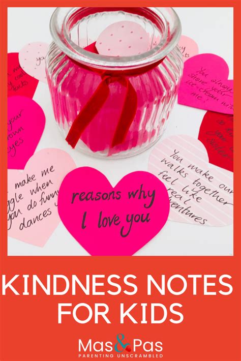 Kindness Notes For Kids I Love You Notes Kids Notes Valentines For Kids