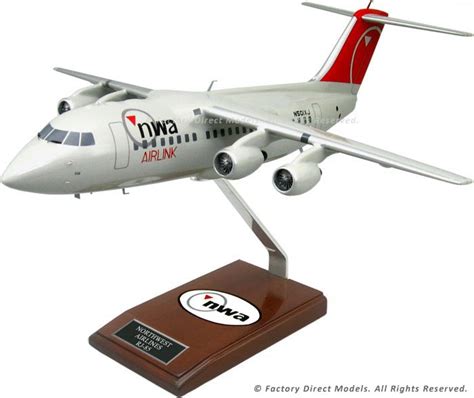 British Aerospace Bae 146 Model Airplane Factory Direct Models