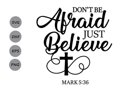 Don't be afraid just believe svg, Easter svg, Christian svg. (87826
