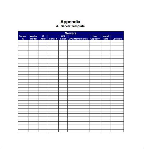 Excel Templates Asset Inventory Template Excel