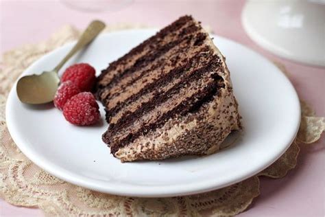 In a large bowl combine brown sugar, oil, sour cream, and eggs, stirring until combined. 6 Layer Dreamy Chocolate Mousse Cake- Paula Deen | Recipe ...