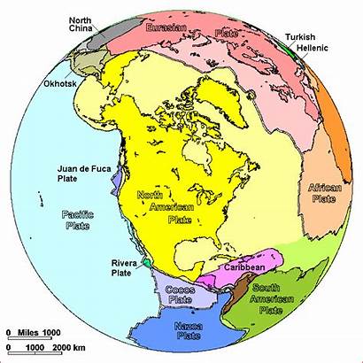 Plate North American Moving Tectonics Diagram Below