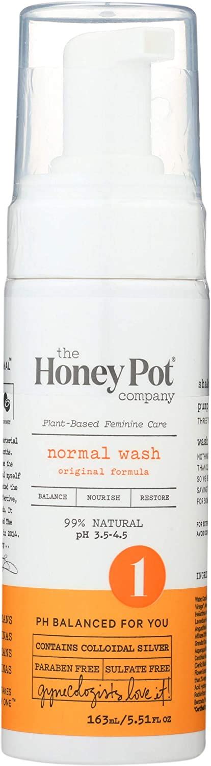 The Honey Pot Womens Feminine Hygiene Wash 55 Oz Fresh Health