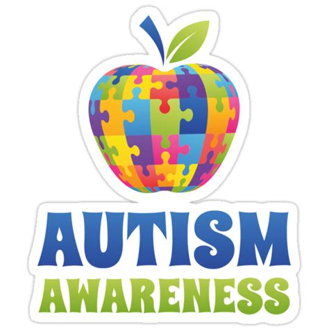 Autism Awareness Stickers By Designfactoryd Redbubble