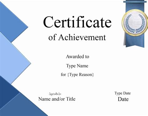Certificate Templates Blank Award Certificate Templates Certificate