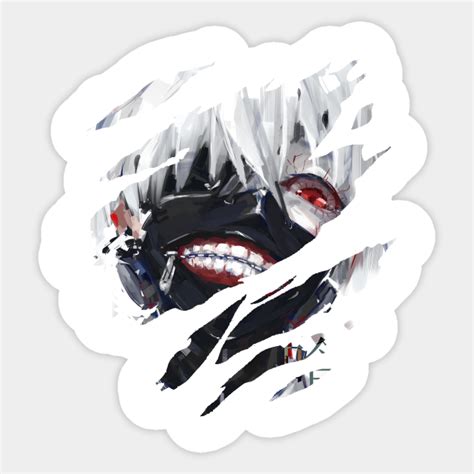 Kaneki Ken Tokyo Ghoul Manga Sticker Teepublic