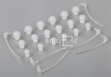 18pcs Ear Plug With 6 Tubes Siemens Resound Bte Hearing Aid Eartips Domes