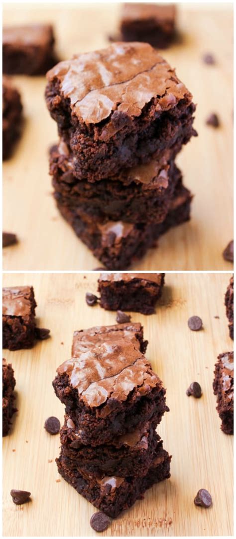 Easy Chewy Chocolate Brownies Recipe Deporecipe Co