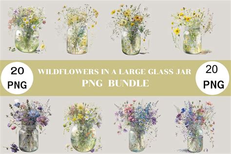 Stunningly Pretty Wildflowers Graphic By Creative Fte · Creative Fabrica