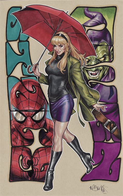 Gwen Stacy In Amr 1s Commissions Comic Art Gallery Room